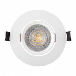 DK3020-WH Встраиваемый светильник, IP 20, 10 Вт, GU5.3, LED, белый, пластик в Верхней Пышме - verhnyaya-pyshma.ok-mebel.com | фото