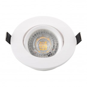 DK3020-WH Встраиваемый светильник, IP 20, 10 Вт, GU5.3, LED, белый, пластик в Верхней Пышме - verhnyaya-pyshma.ok-mebel.com | фото 4