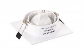 DK3021-WH Встраиваемый светильник, IP 20, 10 Вт, GU5.3, LED, белый, пластик в Верхней Пышме - verhnyaya-pyshma.ok-mebel.com | фото 4