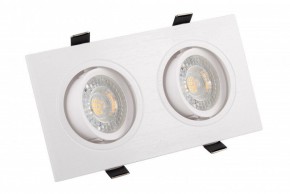 DK3022-WH Встраиваемый светильник, IP 20, 10 Вт, GU5.3, LED, белый, пластик в Верхней Пышме - verhnyaya-pyshma.ok-mebel.com | фото