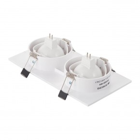 DK3022-WH Встраиваемый светильник, IP 20, 10 Вт, GU5.3, LED, белый, пластик в Верхней Пышме - verhnyaya-pyshma.ok-mebel.com | фото 3