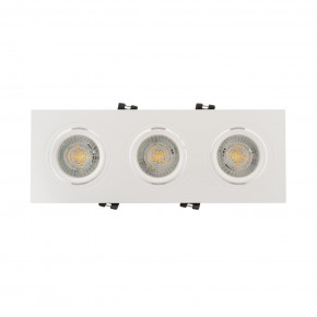 DK3023-WH Встраиваемый светильник, IP 20, 10 Вт, GU5.3, LED, белый, пластик в Верхней Пышме - verhnyaya-pyshma.ok-mebel.com | фото