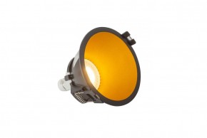 DK3026-BG Встраиваемый светильник, IP 20, 10 Вт, GU5.3, LED, черный/золотой, пластик в Верхней Пышме - verhnyaya-pyshma.ok-mebel.com | фото 3