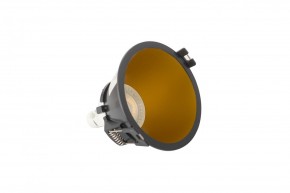DK3026-BG Встраиваемый светильник, IP 20, 10 Вт, GU5.3, LED, черный/золотой, пластик в Верхней Пышме - verhnyaya-pyshma.ok-mebel.com | фото 4
