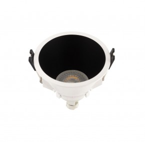 DK3026-WB Встраиваемый светильник, IP 20, 10 Вт, GU5.3, LED, белый/черный, пластик в Верхней Пышме - verhnyaya-pyshma.ok-mebel.com | фото 2