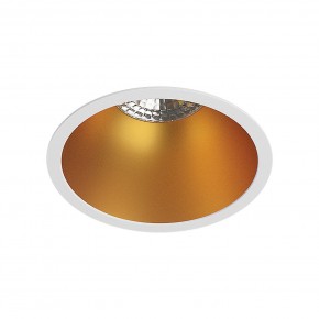 DK3026-WG Встраиваемый светильник, IP 20, 10 Вт, GU5.3, LED, белый/золотой, пластик в Верхней Пышме - verhnyaya-pyshma.ok-mebel.com | фото