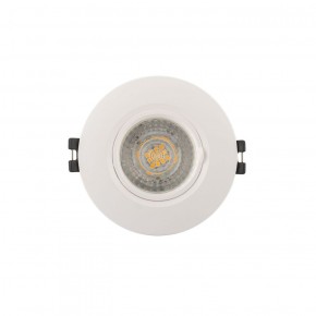 DK3028-WH Встраиваемый светильник, IP 20, 10 Вт, GU5.3, LED, белый, пластик в Верхней Пышме - verhnyaya-pyshma.ok-mebel.com | фото