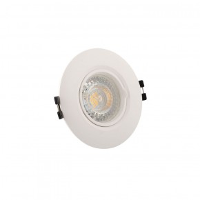DK3028-WH Встраиваемый светильник, IP 20, 10 Вт, GU5.3, LED, белый, пластик в Верхней Пышме - verhnyaya-pyshma.ok-mebel.com | фото 2