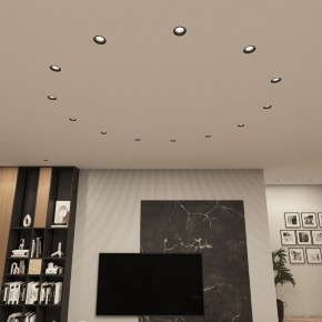 DK3055-BK Встраиваемый светильник, IP 20, 10 Вт, GU5.3, LED, черный, пластик в Верхней Пышме - verhnyaya-pyshma.ok-mebel.com | фото 3