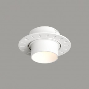 DK3056-WH Встраиваемый светильник под шпатлевку, IP20, до 15 Вт, LED, GU5,3, белый, пластик в Верхней Пышме - verhnyaya-pyshma.ok-mebel.com | фото