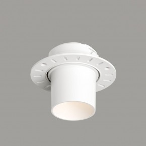 DK3057-WH Встраиваемый светильник под шпатлевку, IP20, до 15 Вт, LED, GU5,3, белый, пластик в Верхней Пышме - verhnyaya-pyshma.ok-mebel.com | фото 1