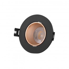 DK3061-BBR Встраиваемый светильник, IP 20, 10 Вт, GU5.3, LED, черный/бронзовый, пластик в Верхней Пышме - verhnyaya-pyshma.ok-mebel.com | фото 1