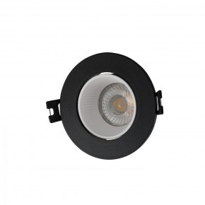 DK3061-BK+WH Встраиваемый светильник, IP 20, 10 Вт, GU5.3, LED, черный/белый, пластик в Верхней Пышме - verhnyaya-pyshma.ok-mebel.com | фото