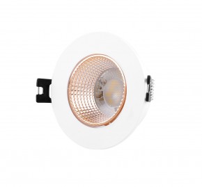 DK3061-WBR Встраиваемый светильник, IP 20, 10 Вт, GU5.3, LED, белый/бронзовый, пластик в Верхней Пышме - verhnyaya-pyshma.ok-mebel.com | фото