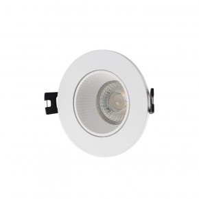 DK3061-WH Встраиваемый светильник, IP 20, 10 Вт, GU5.3, LED, белый/белый, пластик в Верхней Пышме - verhnyaya-pyshma.ok-mebel.com | фото