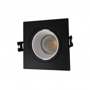 DK3071-BK+WH Встраиваемый светильник, IP 20, 10 Вт, GU5.3, LED, черный/белый, пластик в Верхней Пышме - verhnyaya-pyshma.ok-mebel.com | фото 1