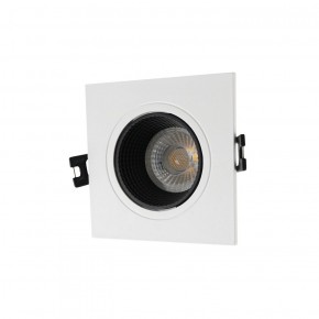 DK3071-WH+BK Встраиваемый светильник, IP 20, 10 Вт, GU5.3, LED, белый/черный, пластик в Верхней Пышме - verhnyaya-pyshma.ok-mebel.com | фото 1
