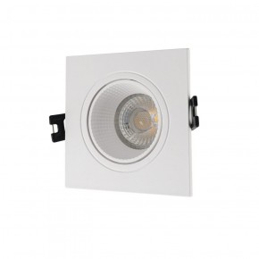 DK3071-WH Встраиваемый светильник, IP 20, 10 Вт, GU5.3, LED, белый/белый, пластик в Верхней Пышме - verhnyaya-pyshma.ok-mebel.com | фото 1
