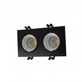 DK3072-BK+WH Встраиваемый светильник, IP 20, 10 Вт, GU5.3, LED, черный/белый, пластик в Верхней Пышме - verhnyaya-pyshma.ok-mebel.com | фото