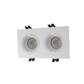 DK3072-WH Встраиваемый светильник, IP 20, 10 Вт, GU5.3, LED, белый/белый, пластик в Верхней Пышме - verhnyaya-pyshma.ok-mebel.com | фото
