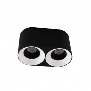 DK3096-BW+BK Светильник накладной IP 20, 10 Вт, GU5.3, LED, черно-белый/черный, пластик в Верхней Пышме - verhnyaya-pyshma.ok-mebel.com | фото