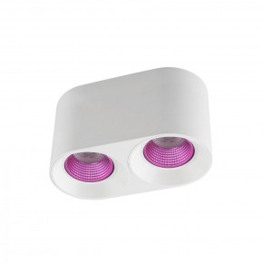 DK3096-WH+PI Светильник накладной IP 20, 10 Вт, GU5.3, LED, белый/розовый, пластик в Верхней Пышме - verhnyaya-pyshma.ok-mebel.com | фото