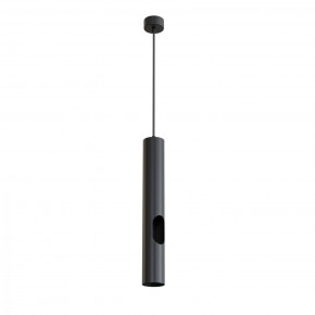 DK4045-BK Подвесной светильник, с декоративным вырезом, IP 20, до 15 Вт, LED, GU10, черный, алюминий в Верхней Пышме - verhnyaya-pyshma.ok-mebel.com | фото