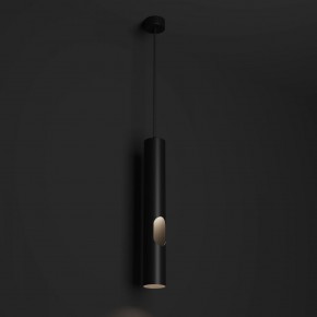 DK4045-BK Подвесной светильник, с декоративным вырезом, IP 20, до 15 Вт, LED, GU10, черный, алюминий в Верхней Пышме - verhnyaya-pyshma.ok-mebel.com | фото 2