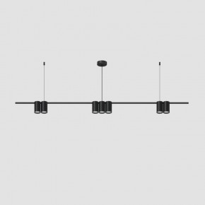 DK4063-BK Подвесной светильник ORBIT, IP20, 7xGU10 LED до 15 Вт, черный матовый, алюминий в Верхней Пышме - verhnyaya-pyshma.ok-mebel.com | фото 2