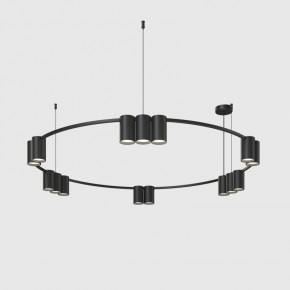 DK4067-BK Подвесной светильник ORBIT, IP20, 15xGU10 LED до 15 Вт, черный матовый, алюминий в Верхней Пышме - verhnyaya-pyshma.ok-mebel.com | фото