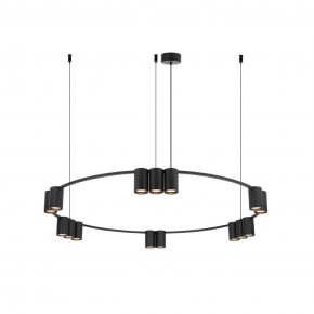 DK4067-BK Подвесной светильник ORBIT, IP20, 15xGU10 LED до 15 Вт, черный матовый, алюминий в Верхней Пышме - verhnyaya-pyshma.ok-mebel.com | фото 3