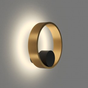 DK5060-BK+SG Бра ORBIT, IP20, 3000К, LED, 10 Вт, черный + сатинированное золото, алюминий в Верхней Пышме - verhnyaya-pyshma.ok-mebel.com | фото 3