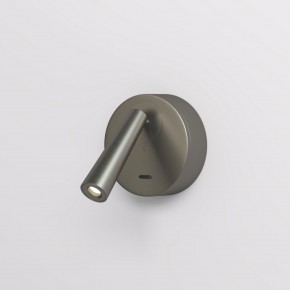 DK5072-DN Бра SHINE WALL со светодиодом, D104*H68, IP20, 3000К, 3W, RA?90, темный никель, алюминий в Верхней Пышме - verhnyaya-pyshma.ok-mebel.com | фото