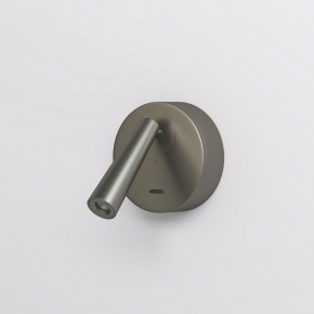 DK5072-DN Бра SHINE WALL со светодиодом, D104*H68, IP20, 3000К, 3W, RA?90, темный никель, алюминий в Верхней Пышме - verhnyaya-pyshma.ok-mebel.com | фото 2