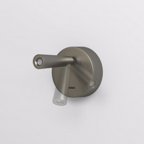 DK5072-DN Бра SHINE WALL со светодиодом, D104*H68, IP20, 3000К, 3W, RA?90, темный никель, алюминий в Верхней Пышме - verhnyaya-pyshma.ok-mebel.com | фото 3