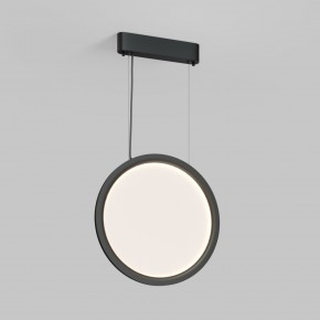 DK6604-BK Подвесной вертикальный светильник Veil со светодиодом H1500 d450 220V 36W 3000-6000K IP20 черный алюминий в Верхней Пышме - verhnyaya-pyshma.ok-mebel.com | фото