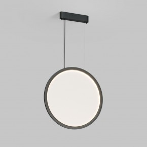 DK6606-BK Подвесной вертикальный светильник Veil со светодиодом H1700 d600 220V 48W 3000-6000K IP20 черный алюминий в Верхней Пышме - verhnyaya-pyshma.ok-mebel.com | фото