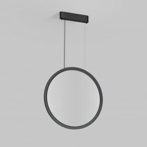 DK6606-BK Подвесной вертикальный светильник Veil со светодиодом H1700 d600 220V 48W 3000-6000K IP20 черный алюминий в Верхней Пышме - verhnyaya-pyshma.ok-mebel.com | фото 2