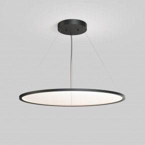 DK6620-BK Подвесной горизонтальный светильник Veil со светодиодом H900 d1000 220V 82W 3000-6000K IP20 черный алюминий в Верхней Пышме - verhnyaya-pyshma.ok-mebel.com | фото