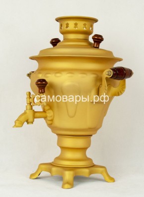 Электрический самовар "Русское золото" матовая груша на 2 литра (Ограниченная серия) в Верхней Пышме - verhnyaya-pyshma.ok-mebel.com | фото