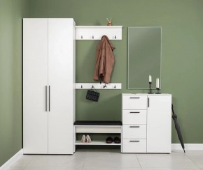 ЭЙР прихожая (модульная) Белый Шагрень в Верхней Пышме - verhnyaya-pyshma.ok-mebel.com | фото