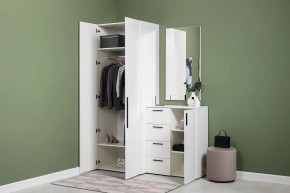 ЭЙР прихожая (модульная) Белый Шагрень в Верхней Пышме - verhnyaya-pyshma.ok-mebel.com | фото 24