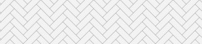 Фартук Метро керамик (белая) CPL пластик МДФ 6 мм в Верхней Пышме - verhnyaya-pyshma.ok-mebel.com | фото