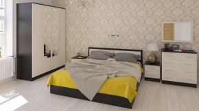 Фиеста Кровать 1800, цвет венге/дуб лоредо, ШхГхВ 183,5х203,5х80 см., сп.м. 1800х2000 мм., без матраса, основание есть в Верхней Пышме - verhnyaya-pyshma.ok-mebel.com | фото 5
