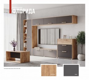ФЛОРИДА Гостиная (модульная) дуб золотой/графит в Верхней Пышме - verhnyaya-pyshma.ok-mebel.com | фото