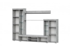 Гостиная МГС 5 (Цемент светлый/Белый) в Верхней Пышме - verhnyaya-pyshma.ok-mebel.com | фото 2