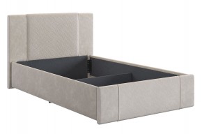 ХЛОЯ Кровать 1200 каркас (галька велюр) в Верхней Пышме - verhnyaya-pyshma.ok-mebel.com | фото