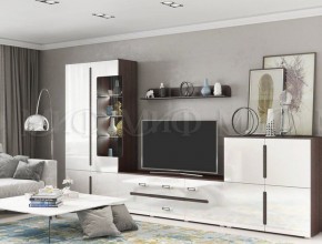 КИМ Тумба 4-х створчатая (белый) в Верхней Пышме - verhnyaya-pyshma.ok-mebel.com | фото 2