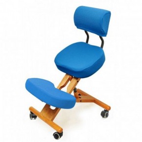 Коленный стул со спинкой Smartstool KW02В + Чехлы в Верхней Пышме - verhnyaya-pyshma.ok-mebel.com | фото 2