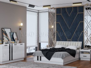 МАГНОЛИЯ Комод (Белый глянец/Белый) в Верхней Пышме - verhnyaya-pyshma.ok-mebel.com | фото 3